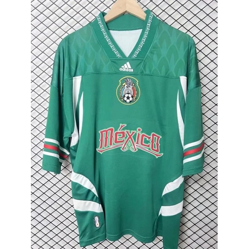 Mexico Hip hop Edition Green Retro Soccer Jersey