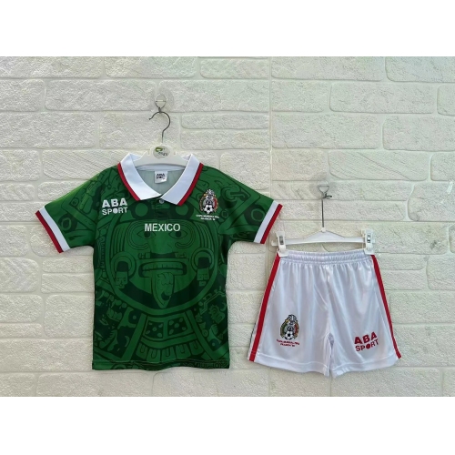 Mexico Home Retro Kids Suit 1998