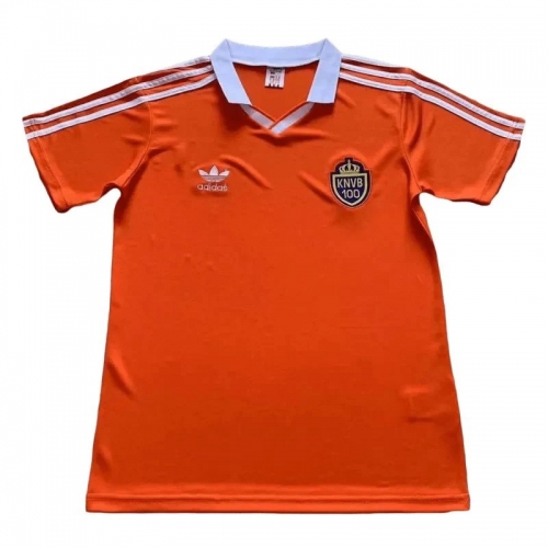 Netherlands 100th Anniversary Retro Jersey Home 1988