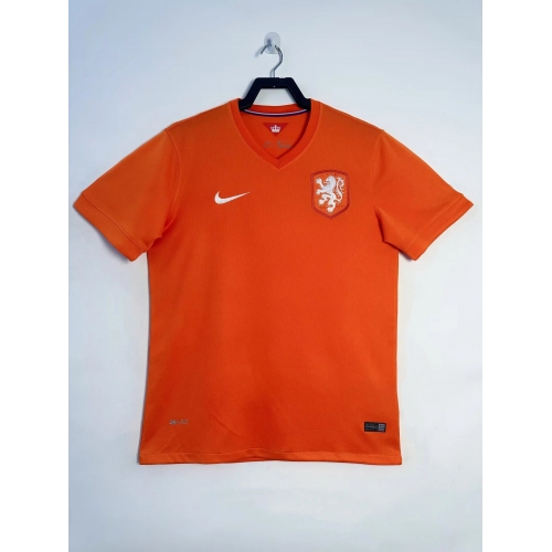 Netherlands Home Retro Jersey 2014/15