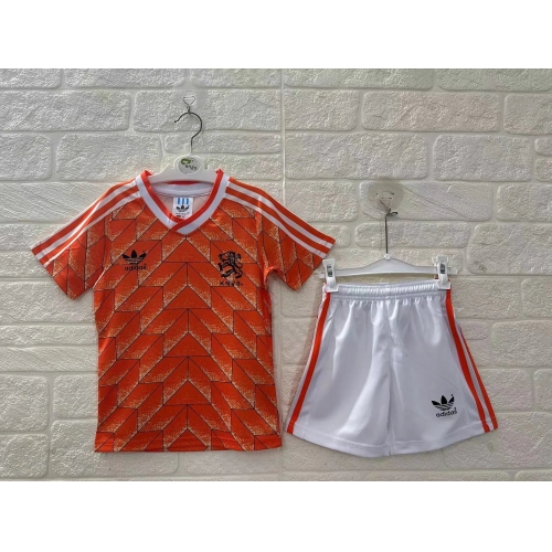 Netherlands Home Retro Kids Suit 1988