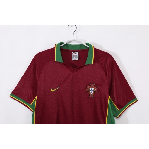 Portugal Home Retro Jersey 1998