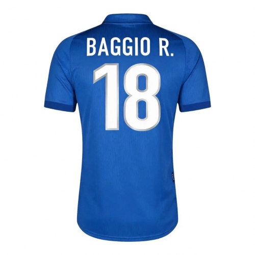Retro Jersey BAGGIO R. #18 Italy Home World Cup 1998