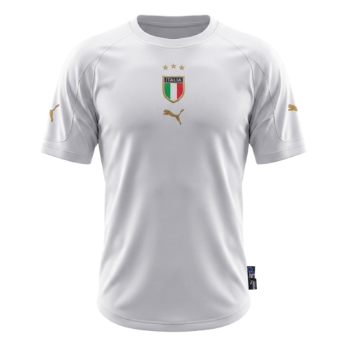 Retro Soccer Jersey Italy Away 2004