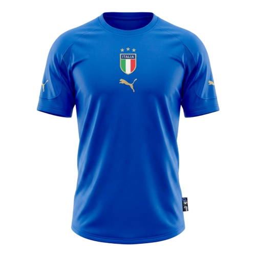 Retro Soccer Jersey Italy Home 2004