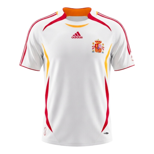 Retro Soccer Jersey Spain Away 2006