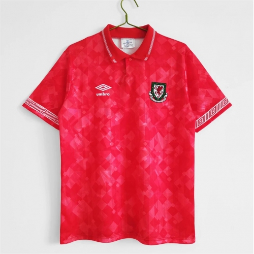 Wales Retro Home Jersey 1990/92