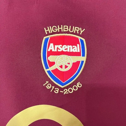 05-06 Arsenal Retro Jersey Home