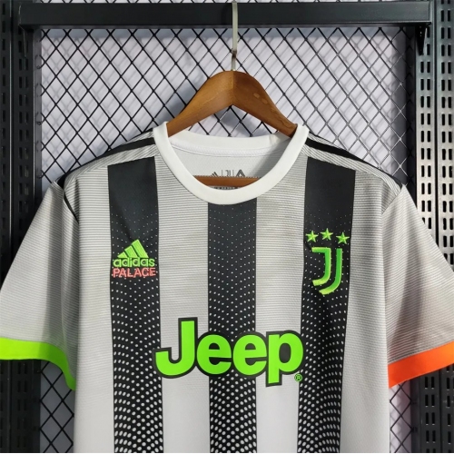 19-20 Retro Juventus X Palace Home Soccer Jerseys Shirt