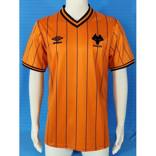 1985/1986 Wolves Home Retro Soccer Jersey
