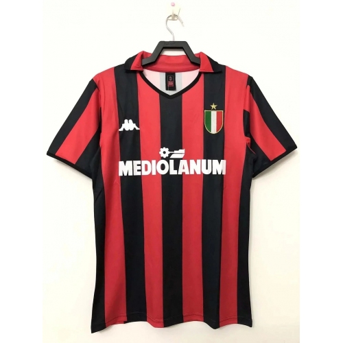 1988/1989 Retro AC Milan Home Football Shirt