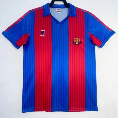 1989/1992 BAR Home Red Blue Retro Soccer Jersey