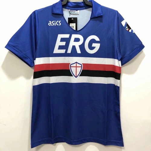 1990/1991 Sampdoria Home Retro Soccer Jersey