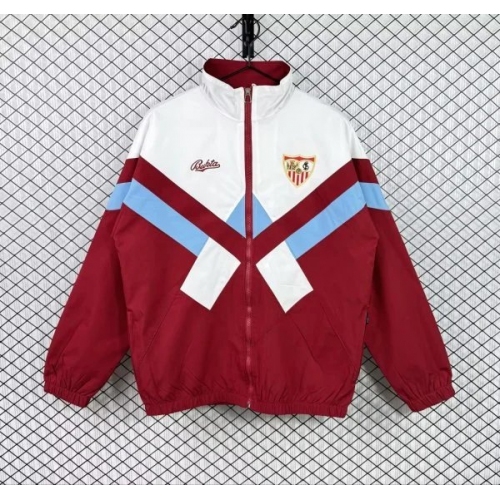 1990/1992 Sevilla Red&White Retro Windbreaker