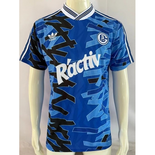 1992/1993 Schalke 04 Home Retro Soccer Jersey