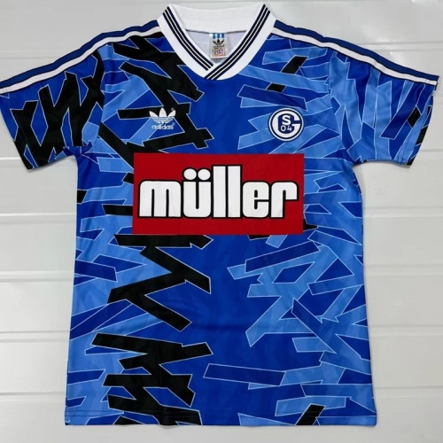 1993/1994 Schalke 04 Home Retro Soccer Jersey