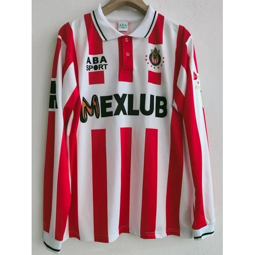 1994/1995 Chivas Home Long Sleeve Retro Soccer Jersey(长袖)