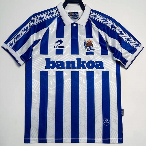 1994/1995 Real Sociedad Home Retro Soccer Jersey