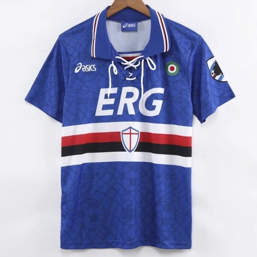 1994/1995 Sampdoria Home Retro Soccer Jersey