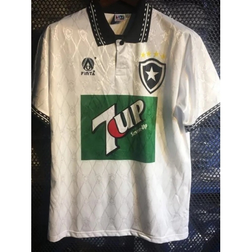 1995 Botafogo White Retro Soccer Jersey