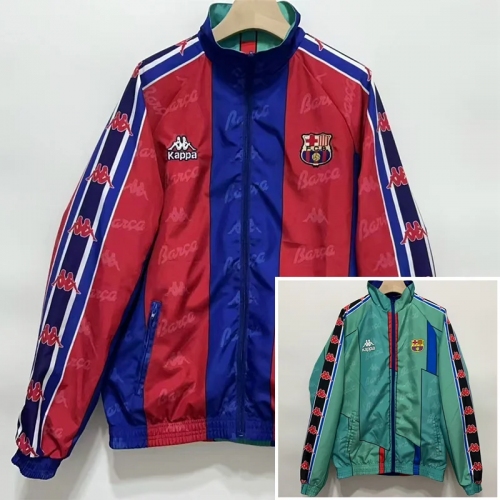 1996/1997 Barcelona Double-Sided Windbreaker Football Shirt