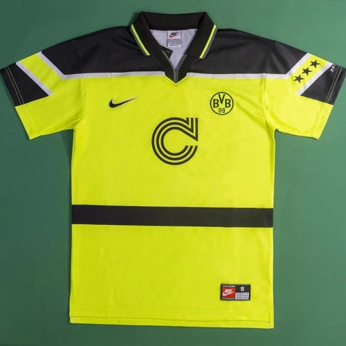 1996/1997 Dortmund UCL Home Retro Soccer Jersey
