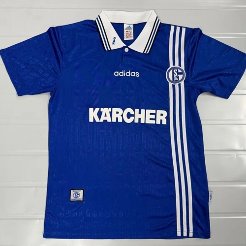 1996/1997 Schalke 04 Home Retro Soccer Jersey