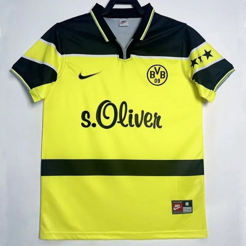 1997/1998 Dortmund Home Retro Soccer Jersey