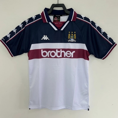 1997/1998 Man City Away Retro Soccer Jersey