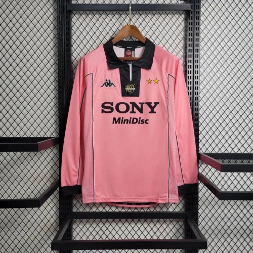 1997/1998 Retro Juventus Away Long Sleeve Soccer Jersey