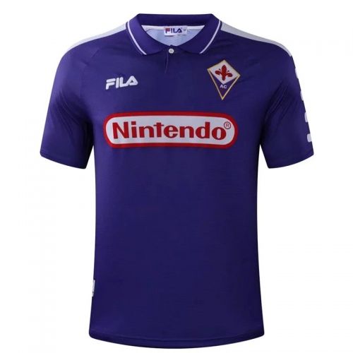 1998/1999 Fiorentina Home Retro Soccer Jersey