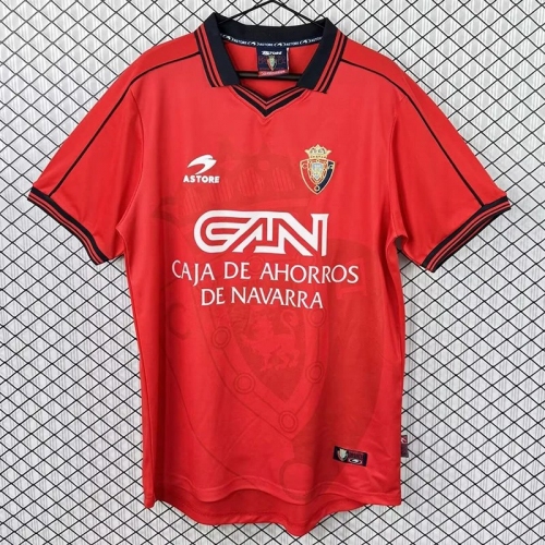 1998/1999 Osasuna Home Retro Soccer Jersey