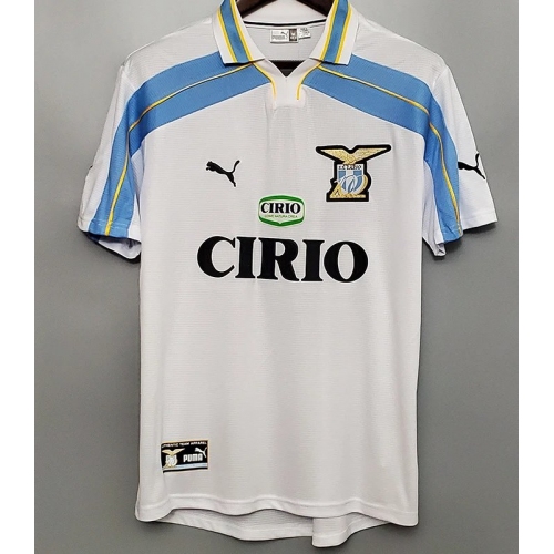 1998/2000 Lazio Away White Retro Soccer Jersey