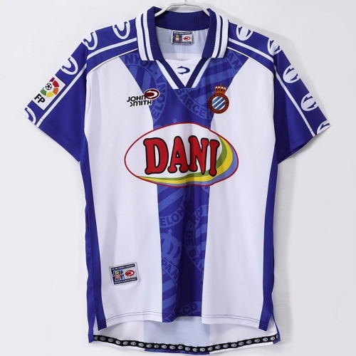 1999/2000 Espanyol Home Retro Soccer Jersey