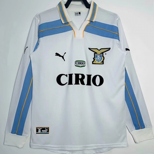 1999/2000 Lazio Third Long Sleeve Retro Soccer Jersey