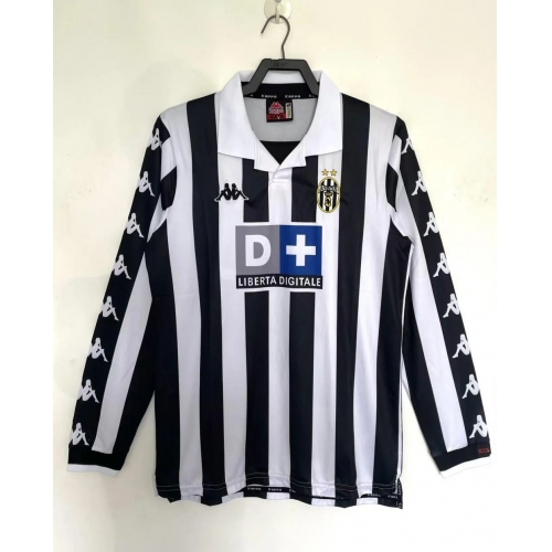 1999/2000 Retro Juventus Home Long Sleeve Soccer Jersey