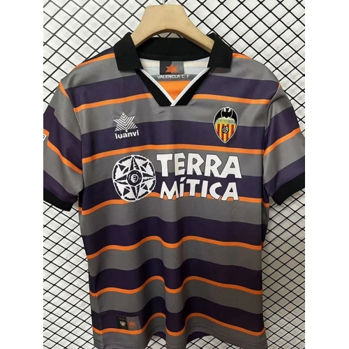 1999/2000 Valencia Away Retro Soccer Jersey