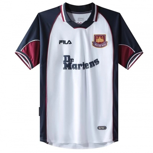 1999/2001West Ham Away Retro Soccer Jersey