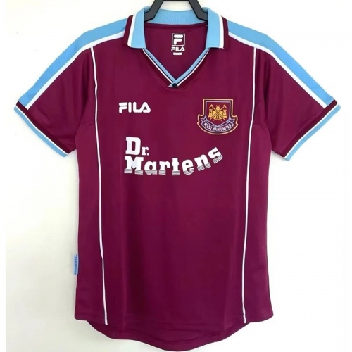1999/2001West Ham Home Retro Soccer Jersey