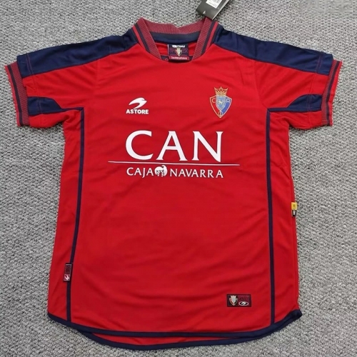 2000/2002 Osasuna Home Retro Soccer Jersey