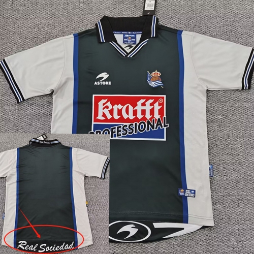 2000/2002 Real Sociedad Away Retro Soccer Jersey