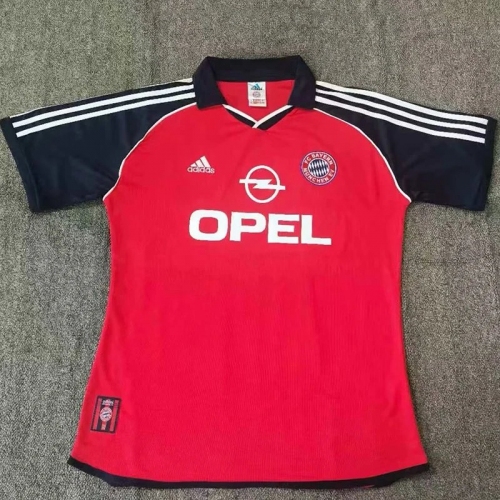 2001/2002 Bayern Red Retro short shirt
