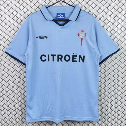2001/2002 Celta Home (Europa League Cup)Retro Soccer Jersey#欧联杯主