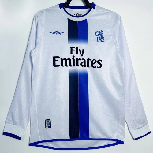 2003/2005 CHE Away Long Sleeve Retro Soccer Jersey