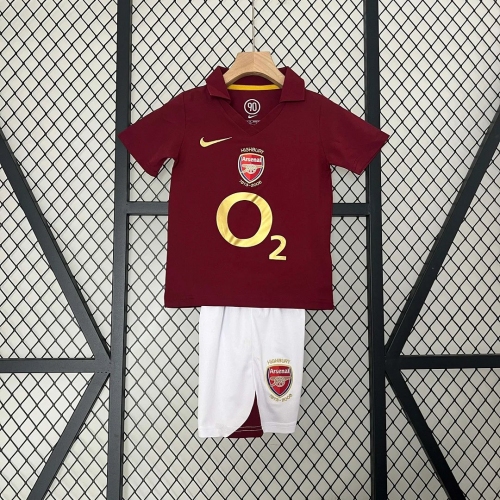 2005/2006 Retro Arsenal Home Football Shirt Kids Size