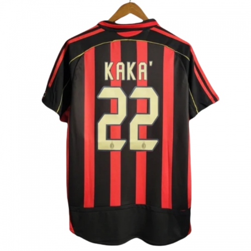 2006-07 AC Milan Retro Jersey Home Replica