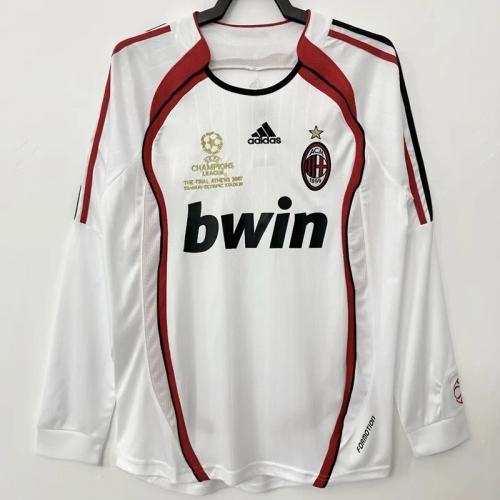 2006/2007 ACM Away Long Sleeve Retro Soccer Jersey (长袖)
