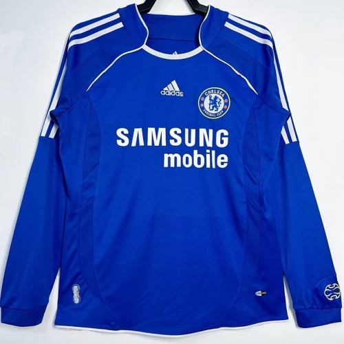 2006/2007 CHE Home Long Sleeve Retro Soccer Jersey