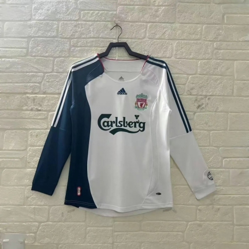 2006/2008 Long Sleeves Retro Liverpool Away Football Shirt
