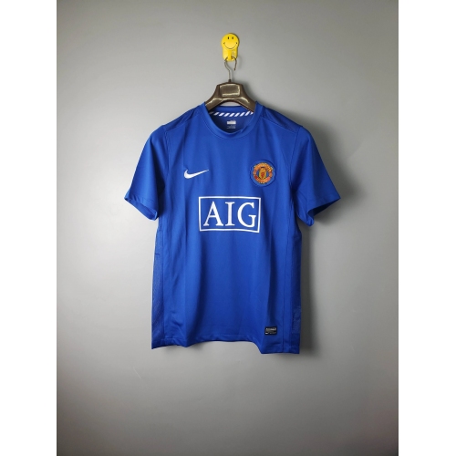 2007/2008 Retro Manchester United Football Shirt Away